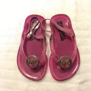 Michael Kors Sparkle Jelly Sandals
